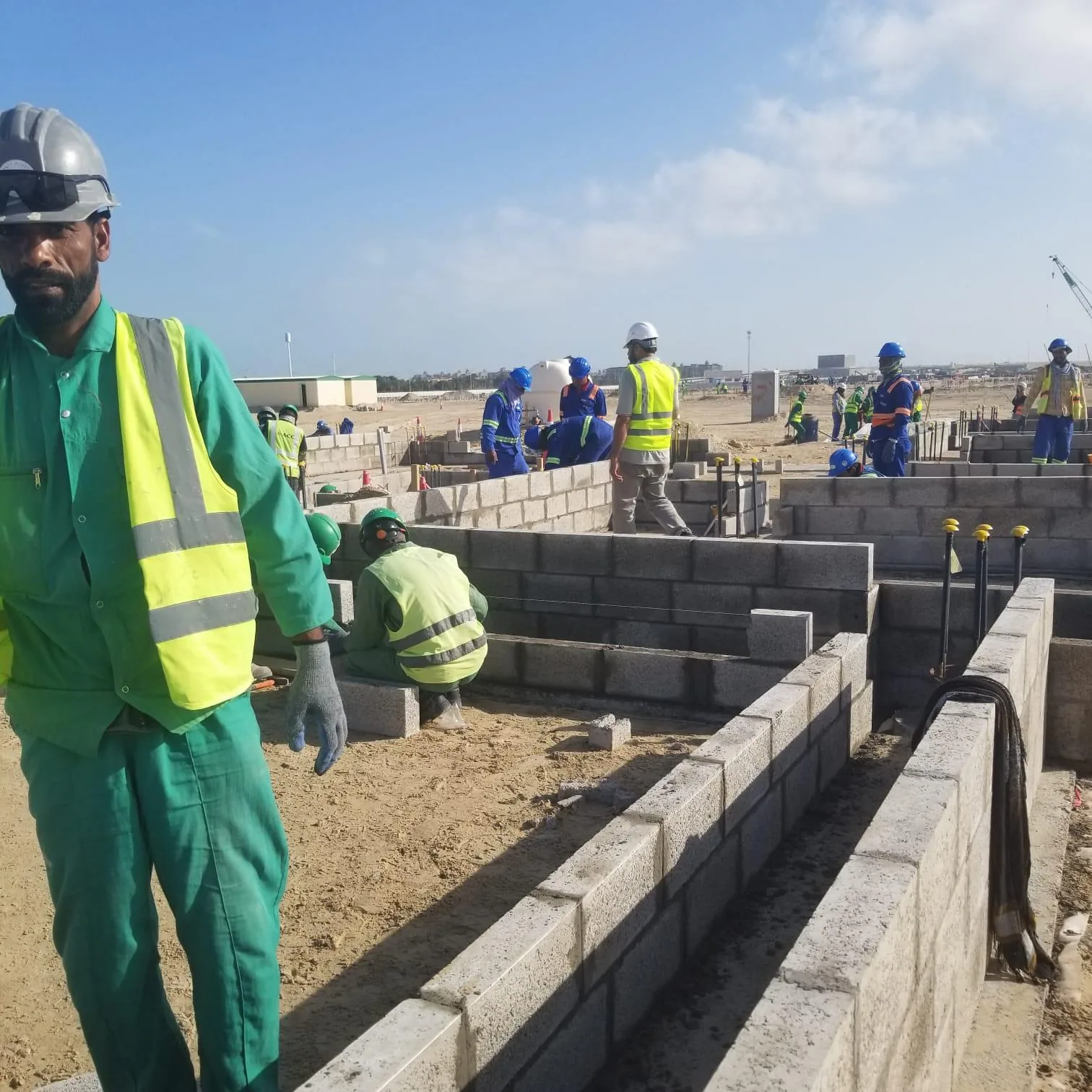 Blockwork installation