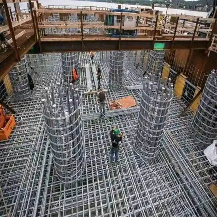 Reinforced concrete steel framing